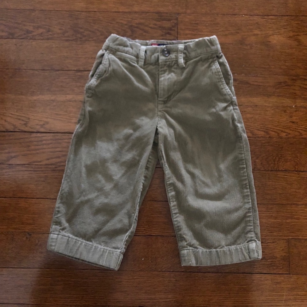 Chaps tan corduroy pants, size 4/4T
